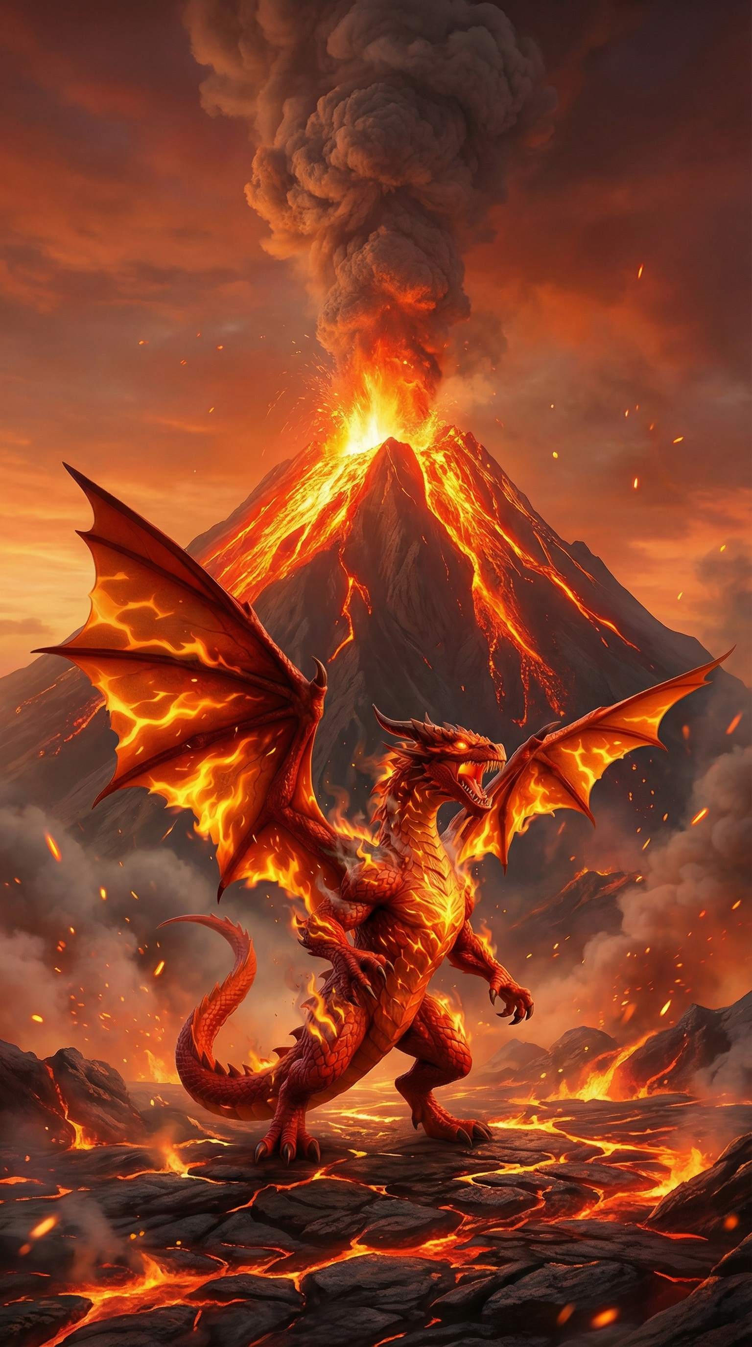 AI generated image using NANO_BANANA_PRO: Generate a background for this monster, high definition, 4k