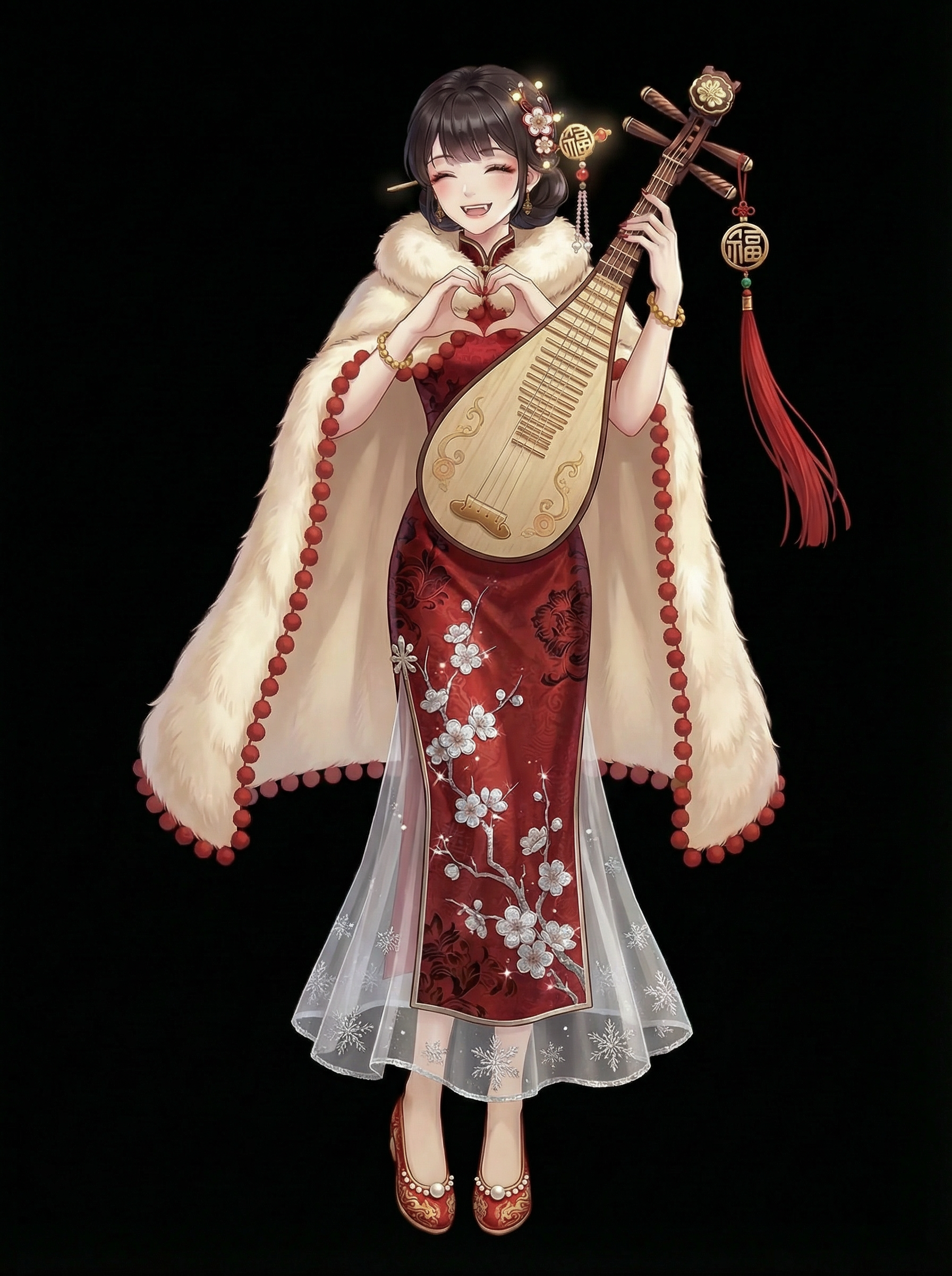 AI generated image using NANO_BANANA_PRO: Style refers to the image only; no other references. Full-body character display...