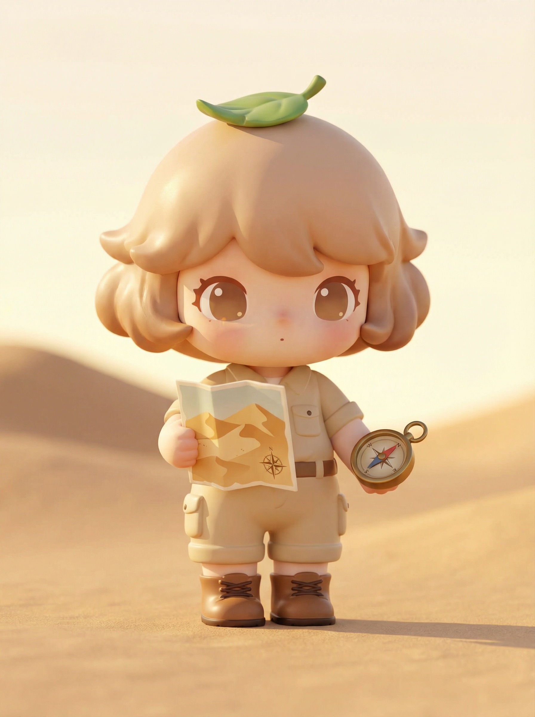 AI generated image using NANO_BANANA_PRO: Remove the five-pointed star from Figure 6, maintain the big-head-small-body pro...