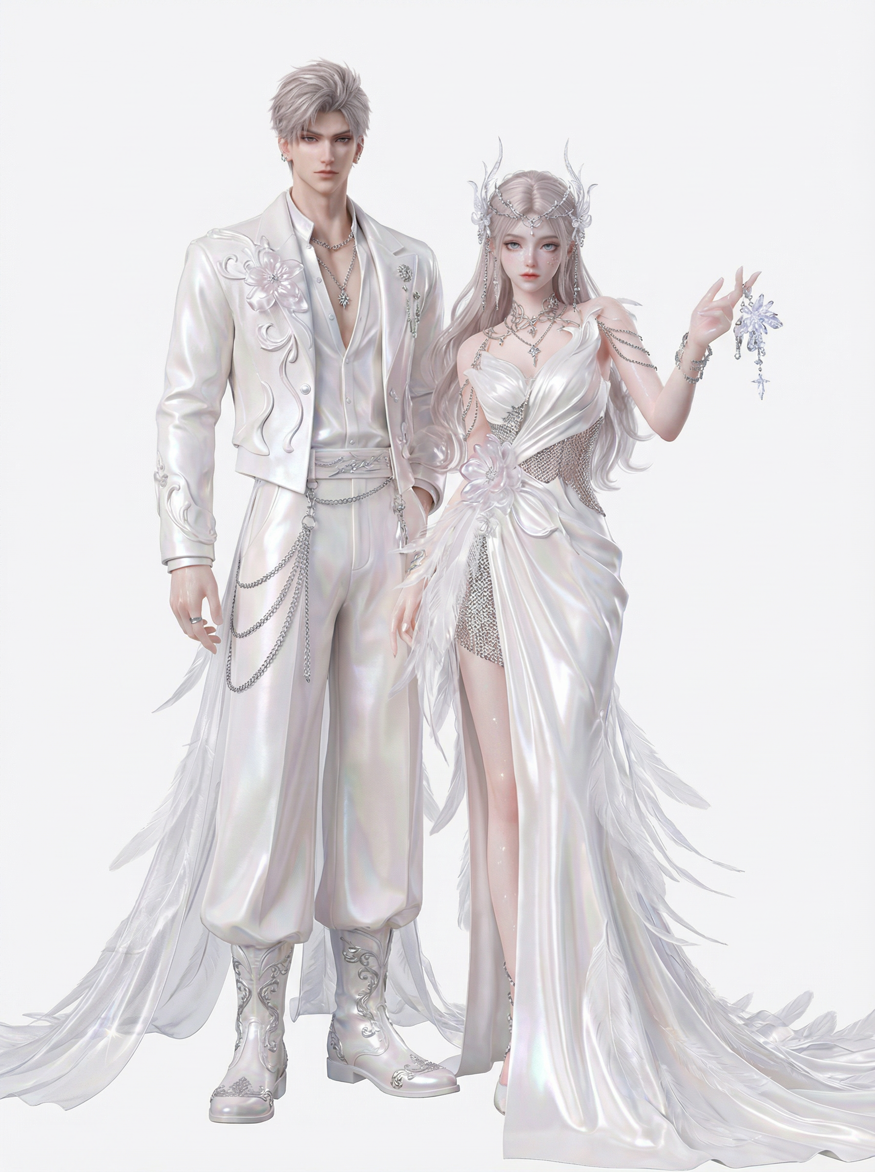 AI generated image using NANO_BANANA_PRO: I want to create a couple's image show for a celebrity stage event for the compa...