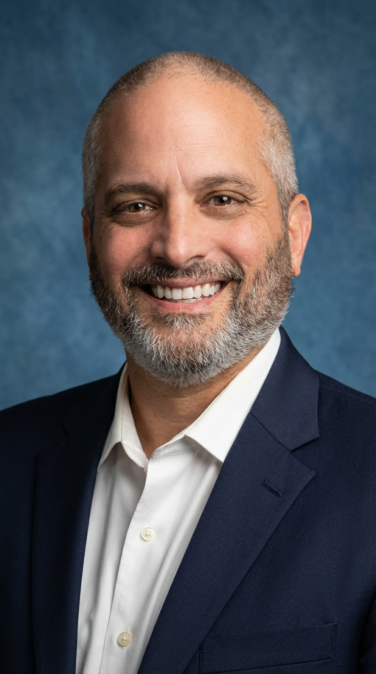 AI generated image using NANO_BANANA_PRO: Replace background with a professional canvas backdrop, blue tone, with professi...