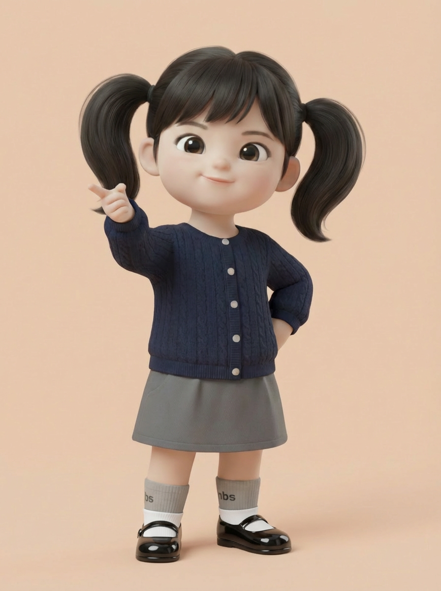 AI generated image using NANO_BANANA_PRO: Based on reference image 1, generate in the style of reference image 2, 3D style...