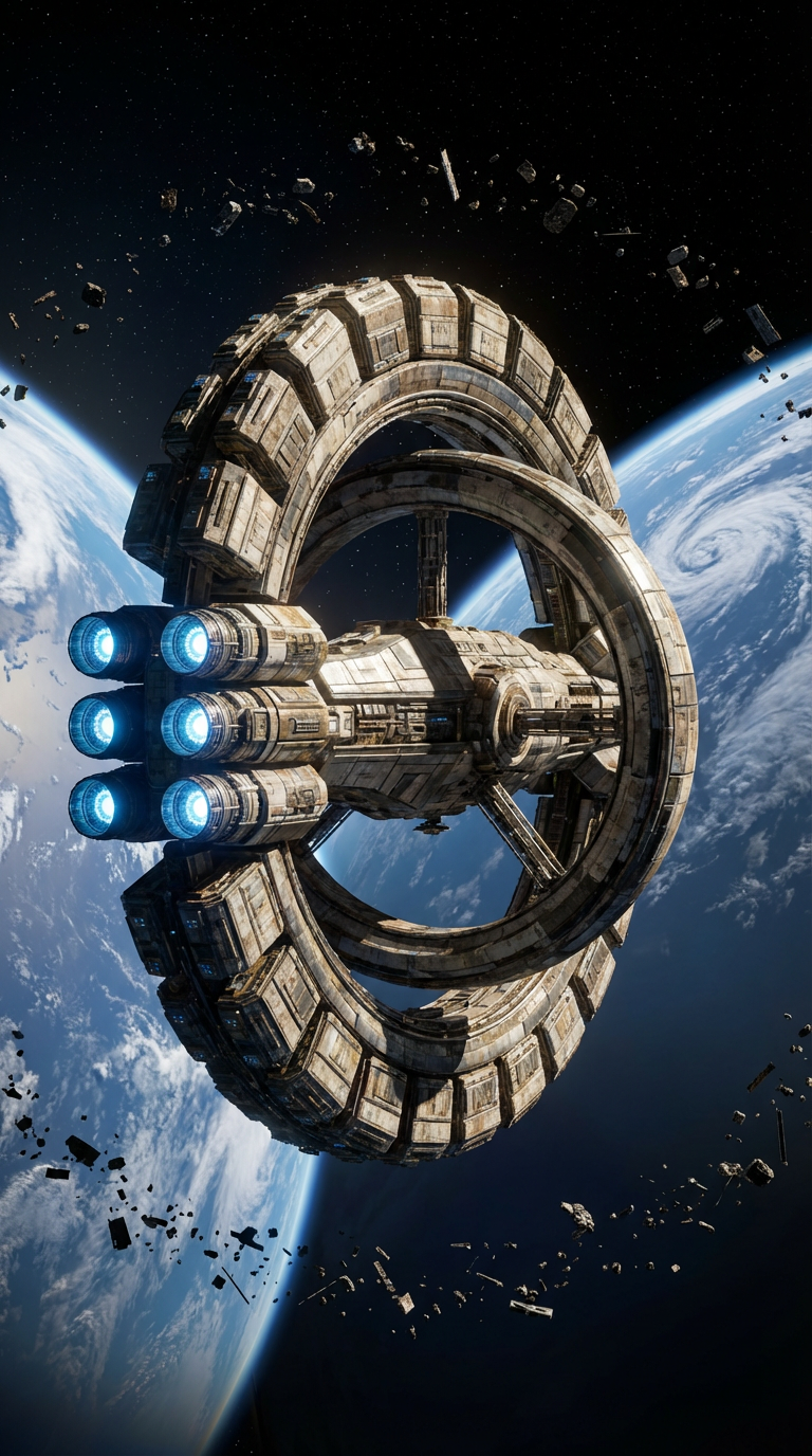 AI generated image using NANO_BANANA_PRO: Spaceship