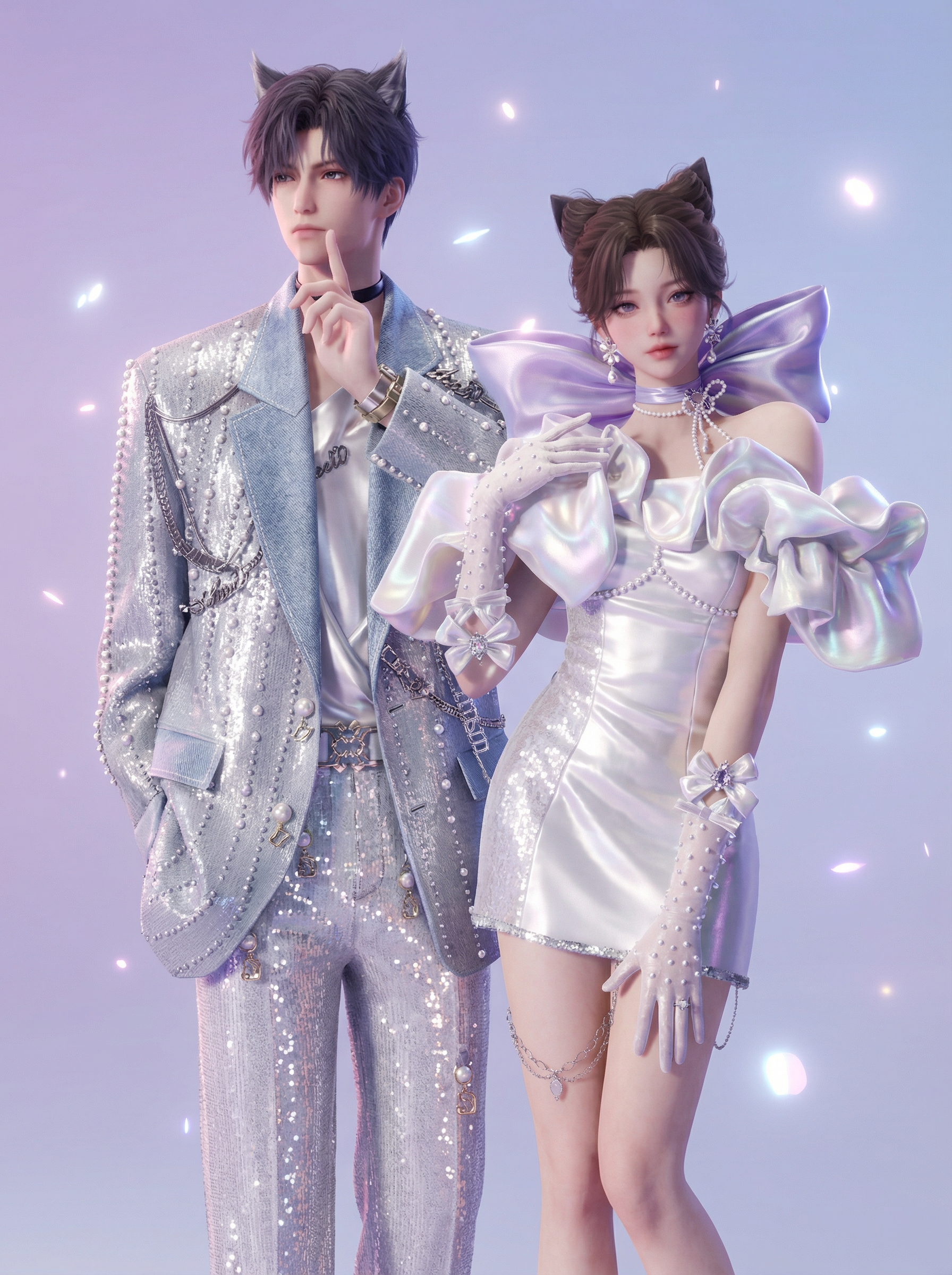 AI generated image using NANO_BANANA_PRO: I want to create a couple image show for the company's celebrity stage events, r...