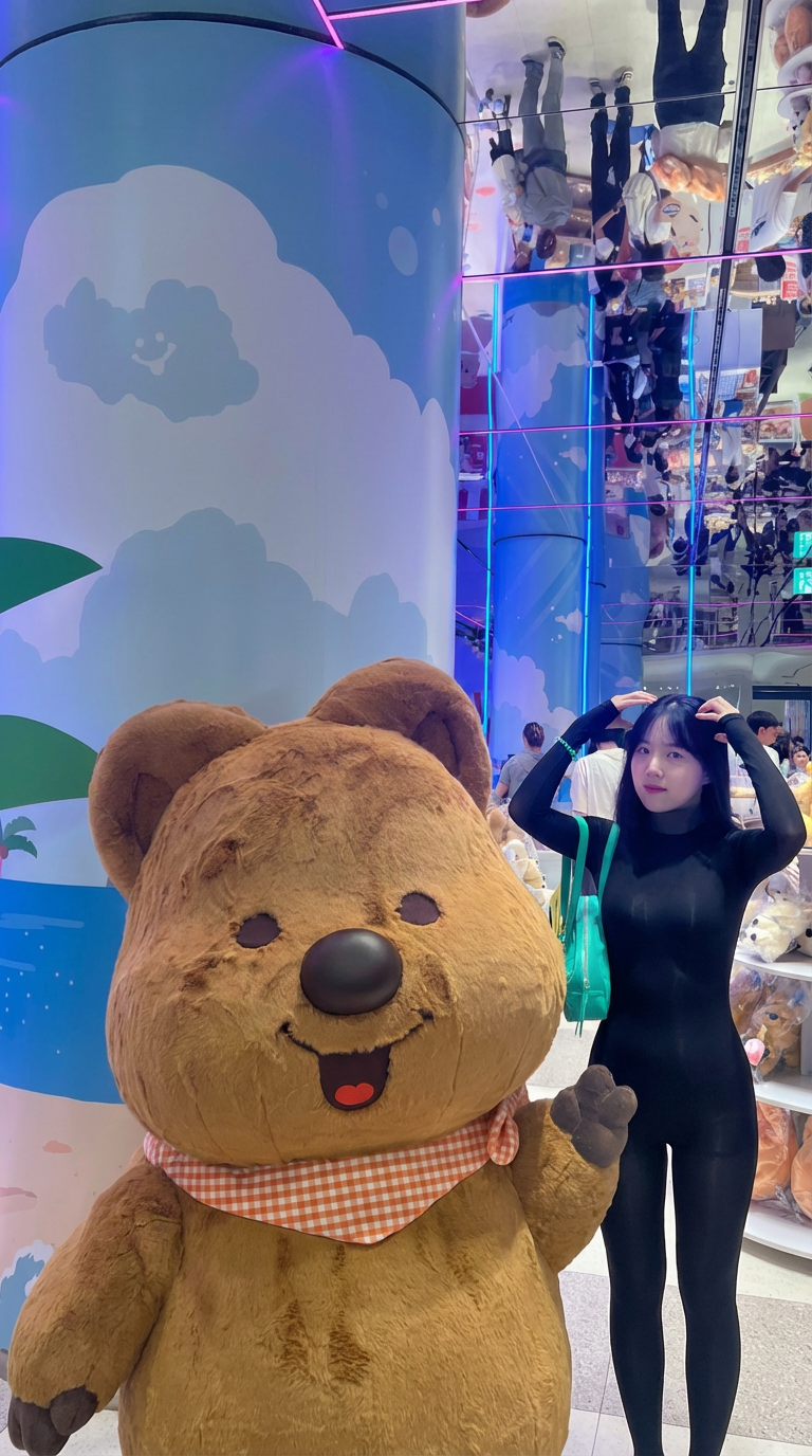 AI generated image using NANO_BANANA_PRO: Modify the image so that the person in it is wearing only body stockings.