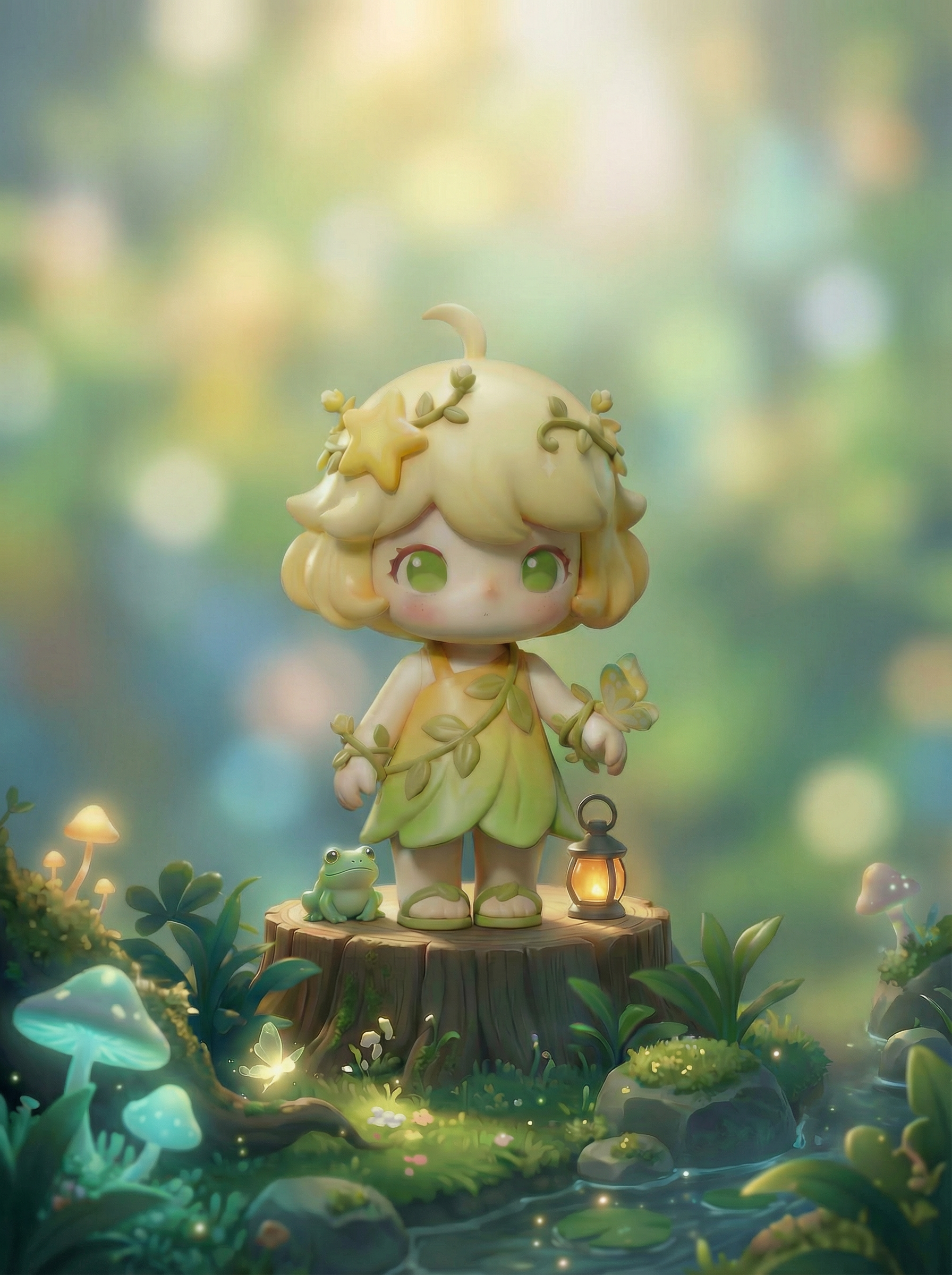 AI generated image using NANO_BANANA_PRO: Keep the background simple, blur the background,