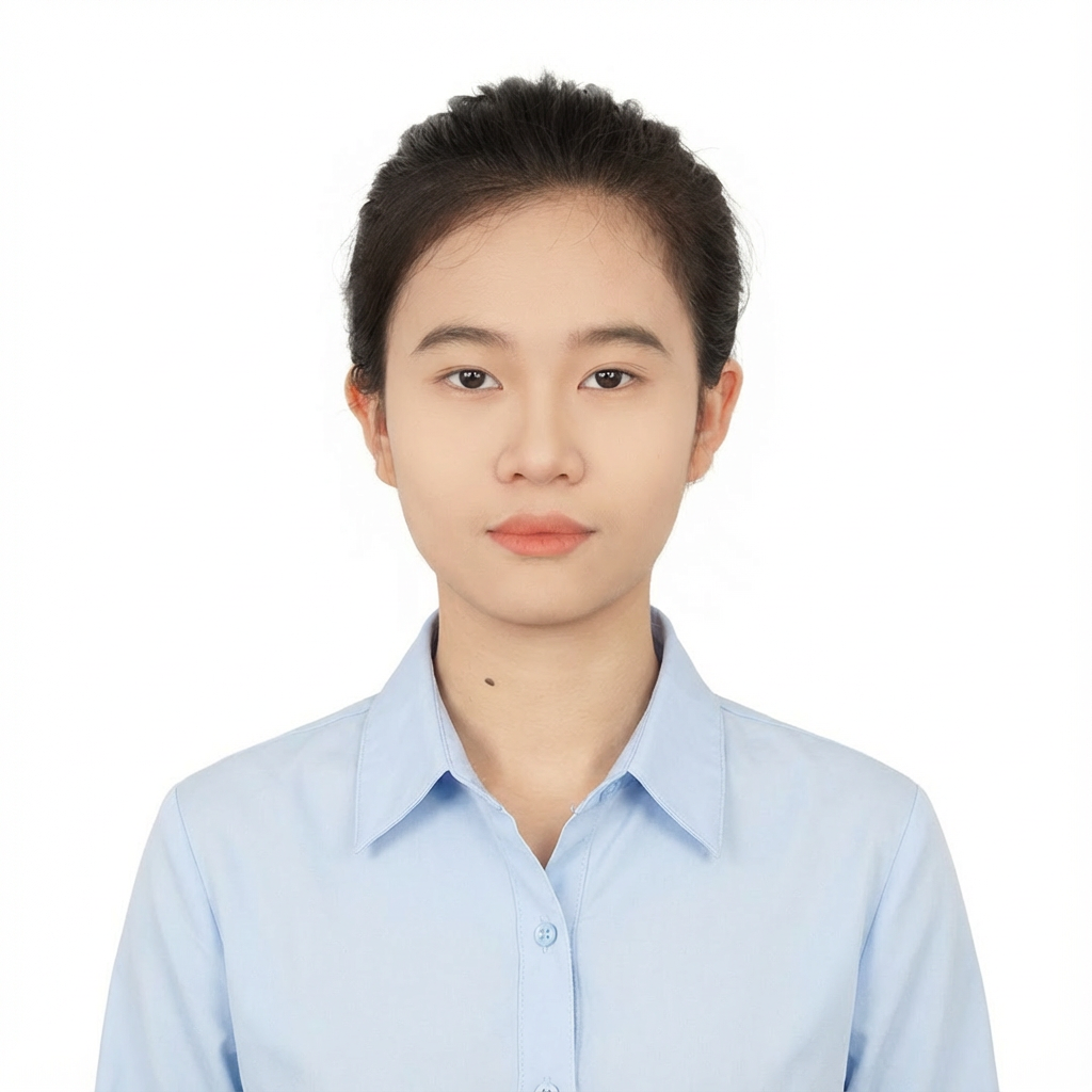 AI generated image using NANO_BANANA_PRO: Change the black T-shirt to a blue collared shirt.