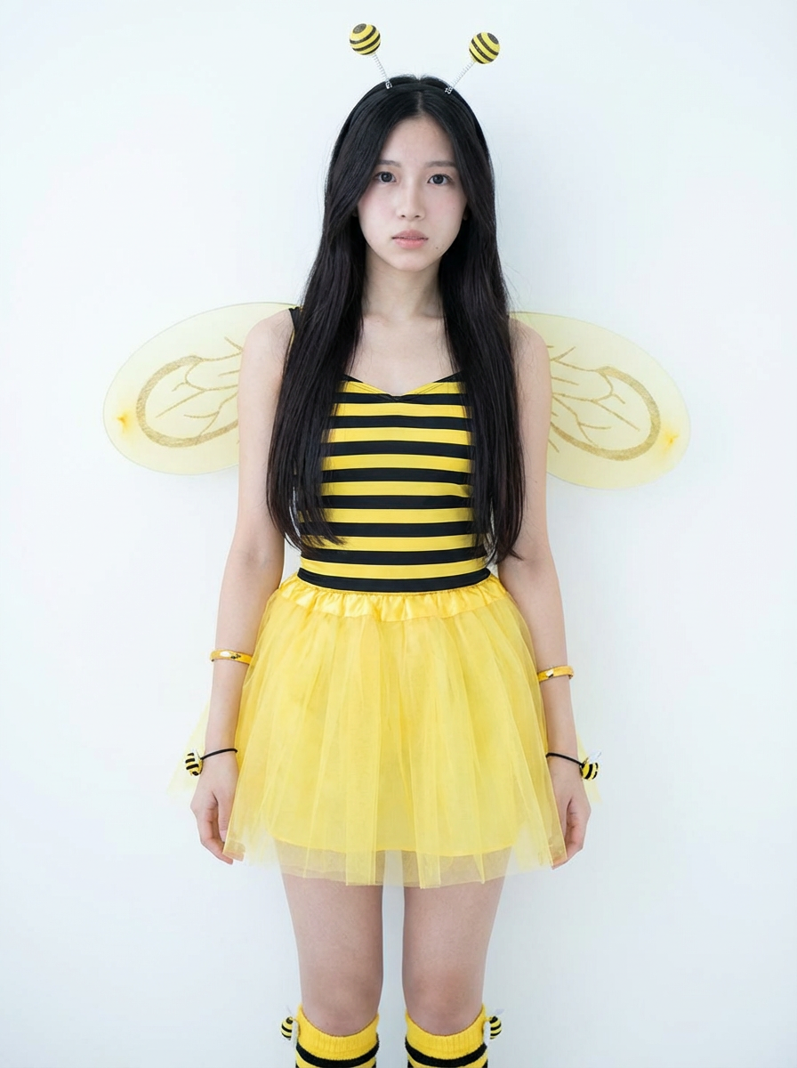 AI generated image using NANO_BANANA_PRO: Please make it a honeybee