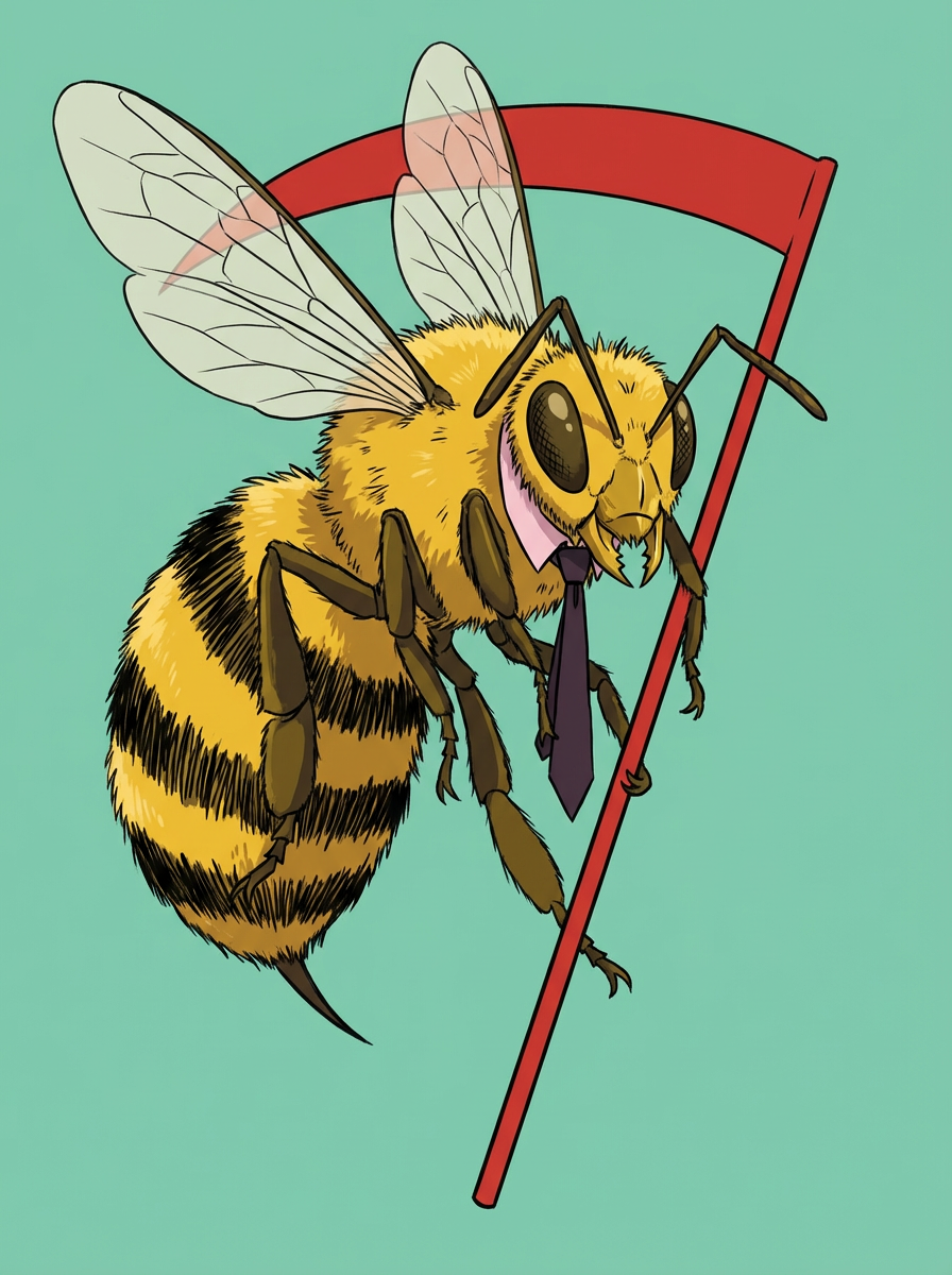 AI generated image using NANO_BANANA_PRO: Please make it a honeybee