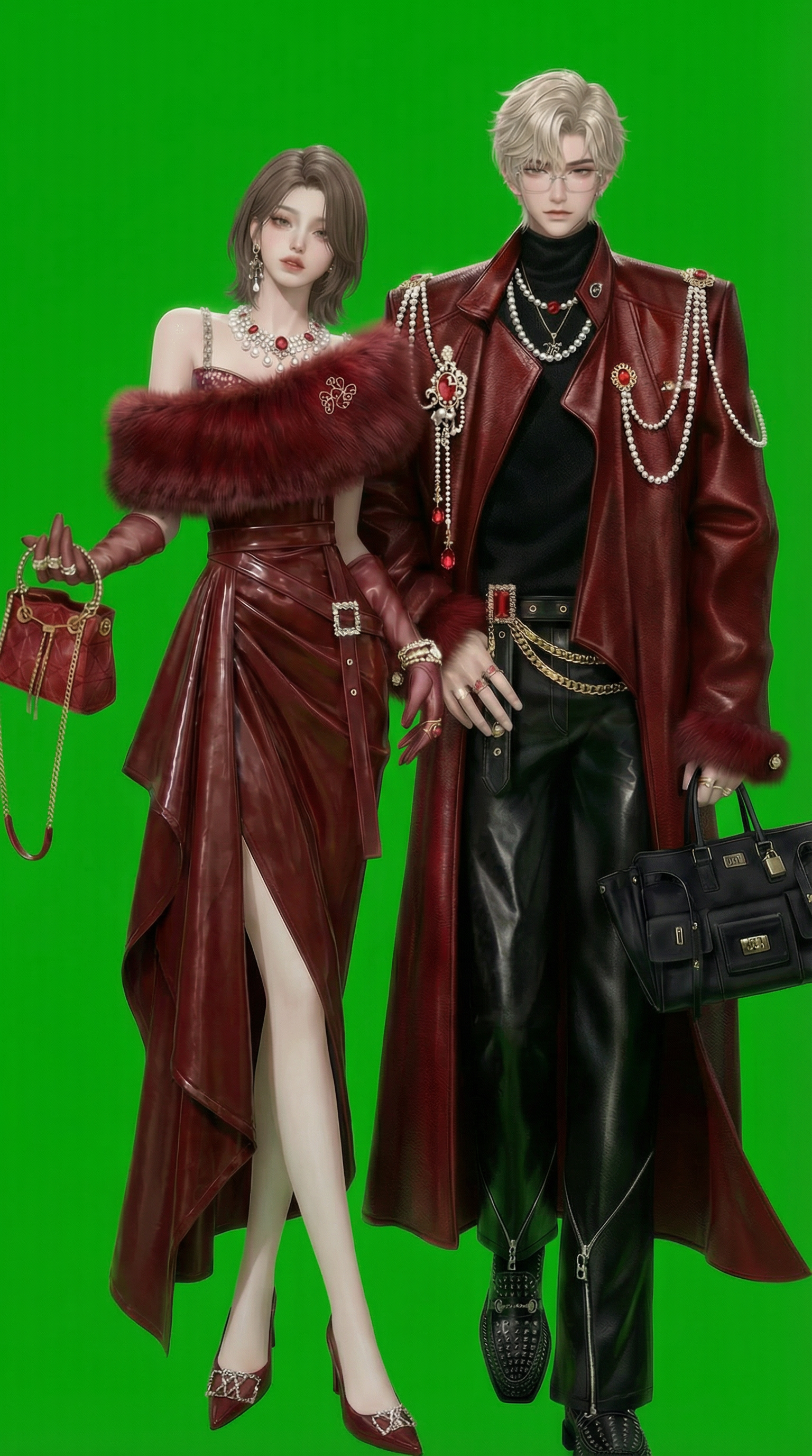 AI generated image using NANO_BANANA_PRO: Change the image background to a highly saturated pure green background.