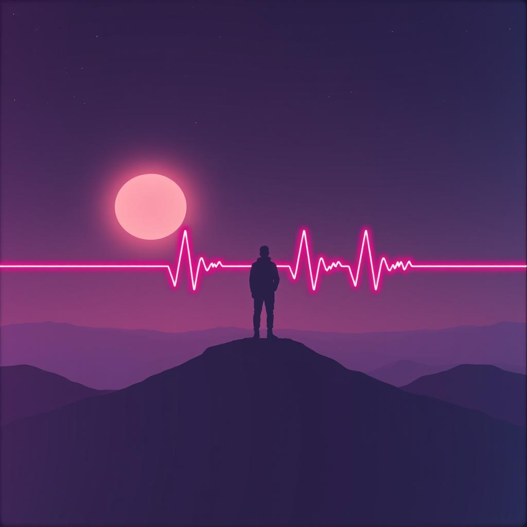 AI generated image using AI: indie pop, melancholic, male vocals