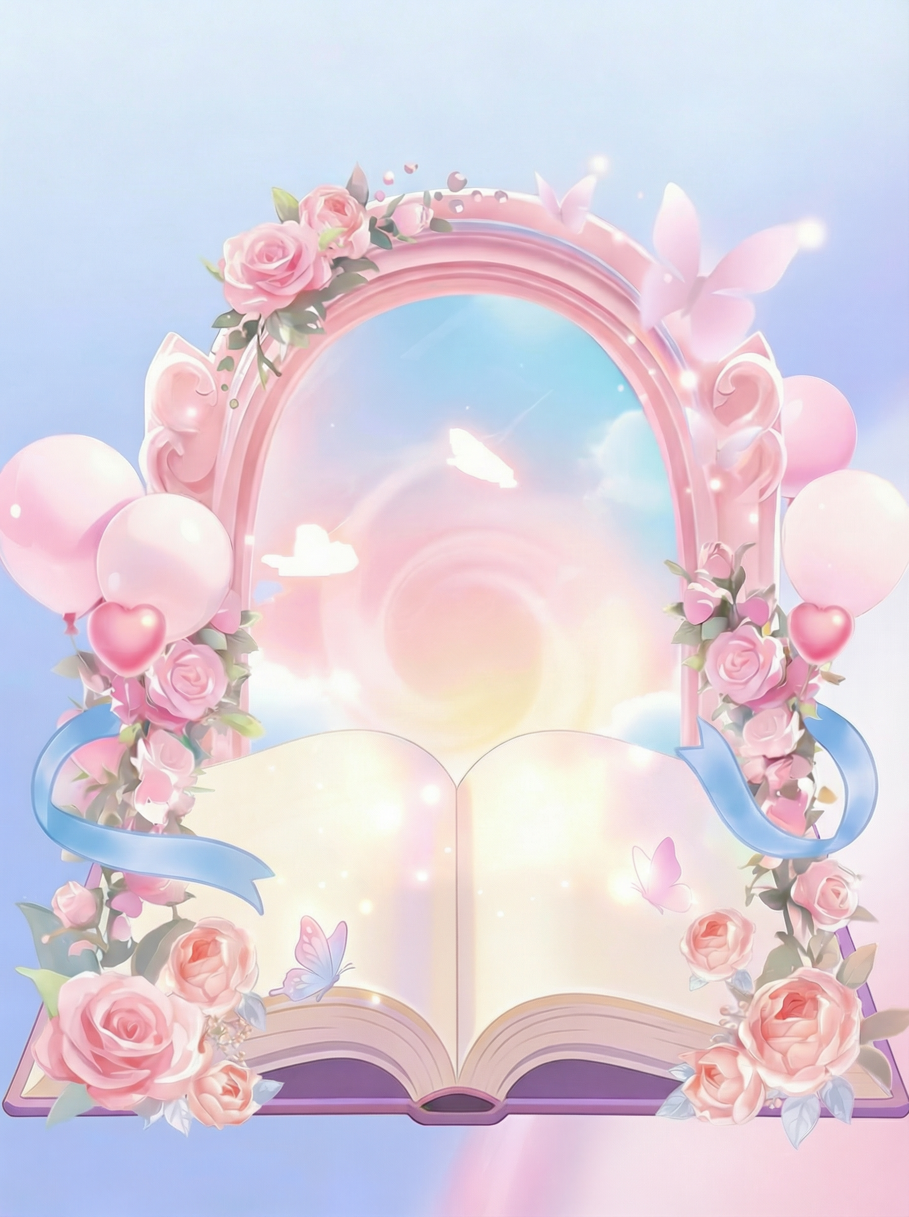 AI generated image using NANO_BANANA_PRO: Referring to Figure 2, add an open book beneath the arched door decoration in Fi...