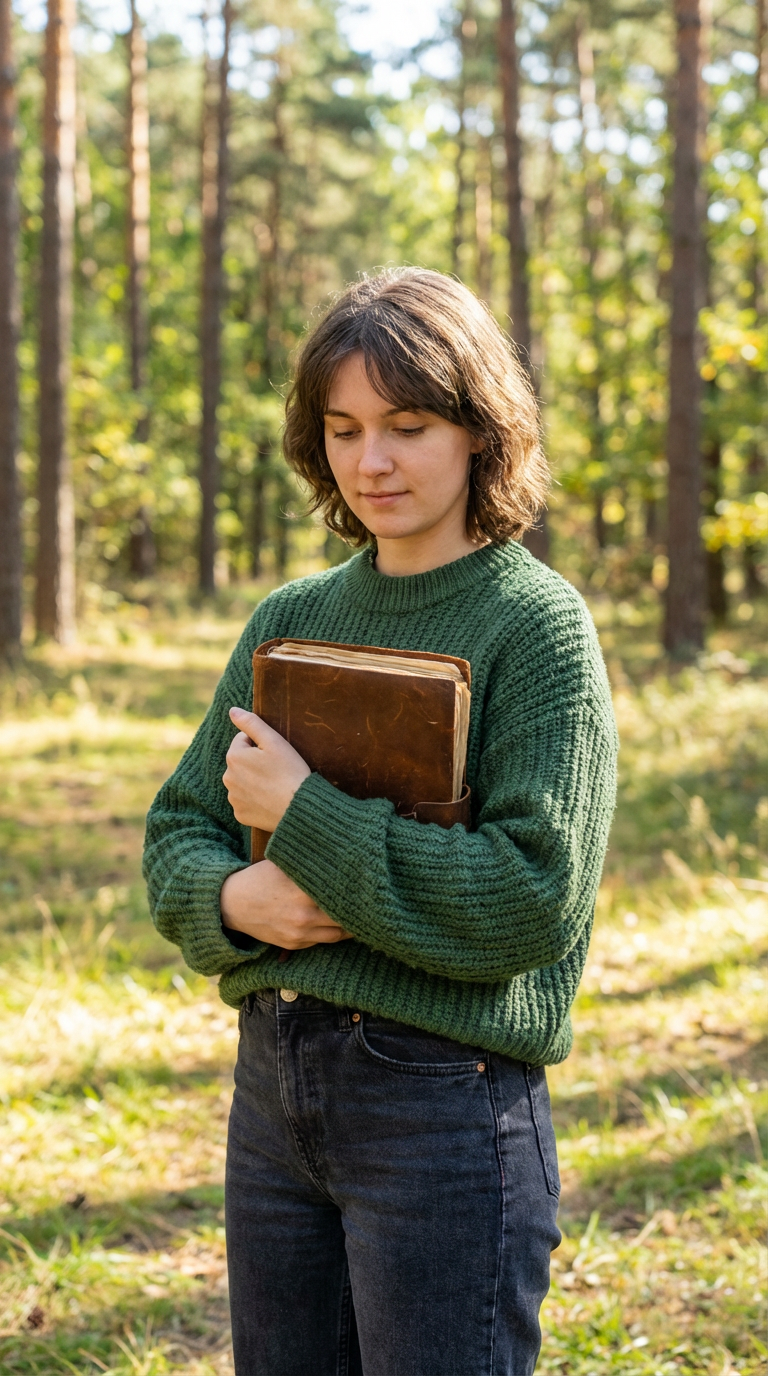 AI generated image using NANO_BANANA_PRO: In the first image you generated, keep the person's size and the background the ...