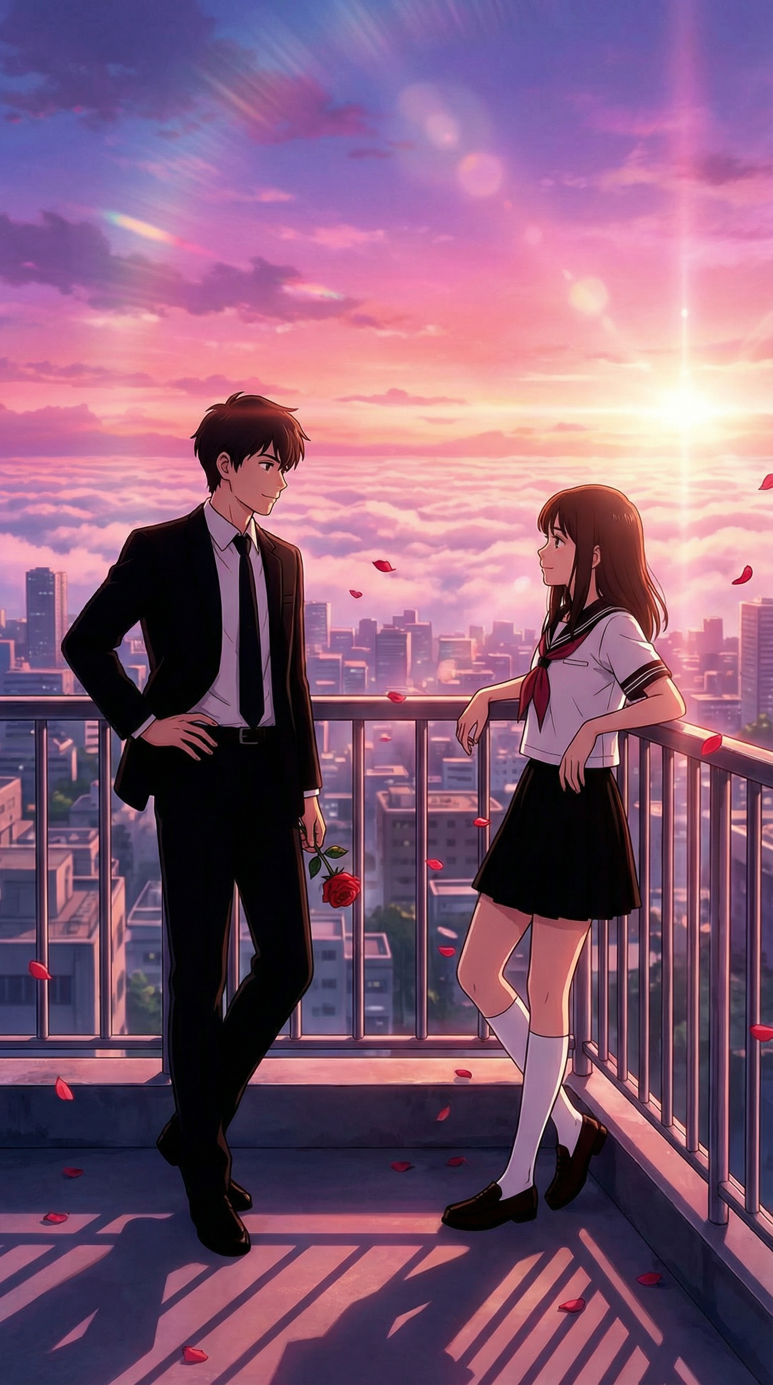 AI generated image using NANO_BANANA_PRO: A handsome man in a black suit and tie, one hand on his hip and the other holdin...