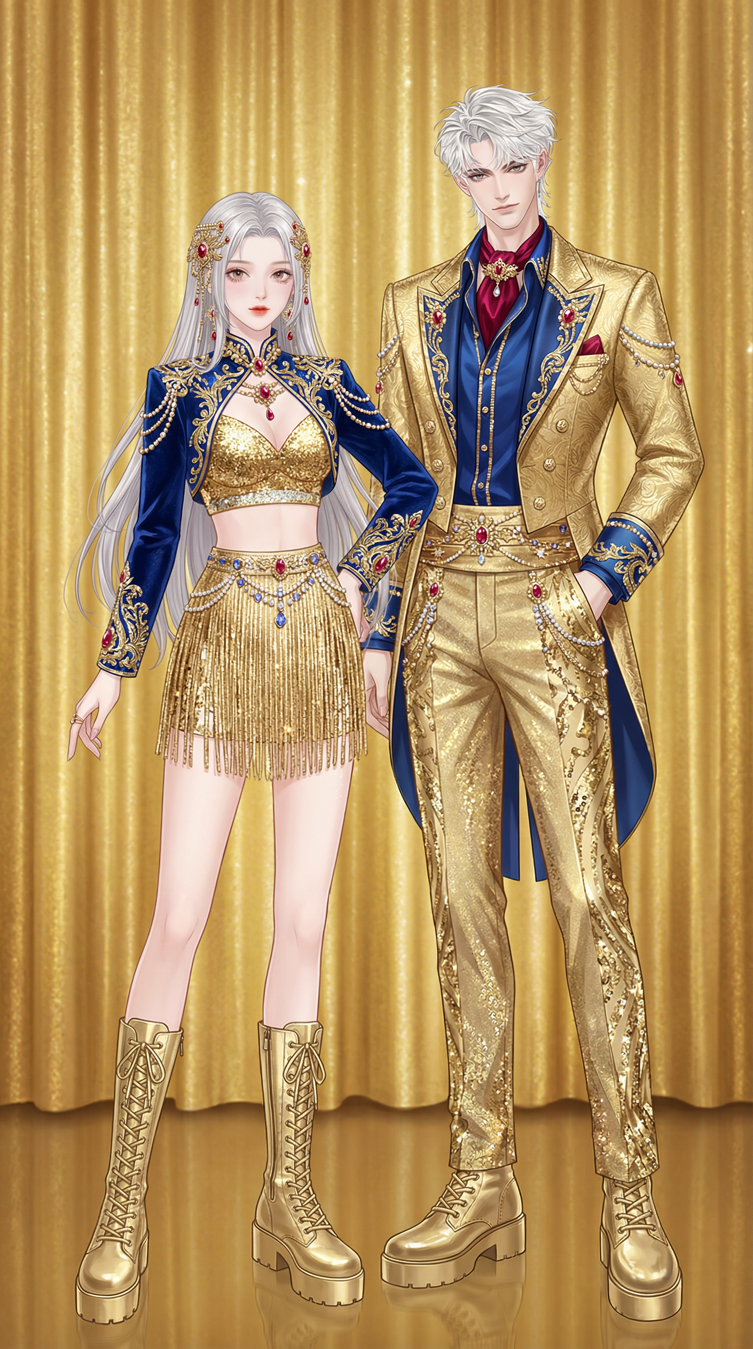 AI generated image using NANO_BANANA_PRO: I want to customize an image showcase for the guild champions of the company's a...