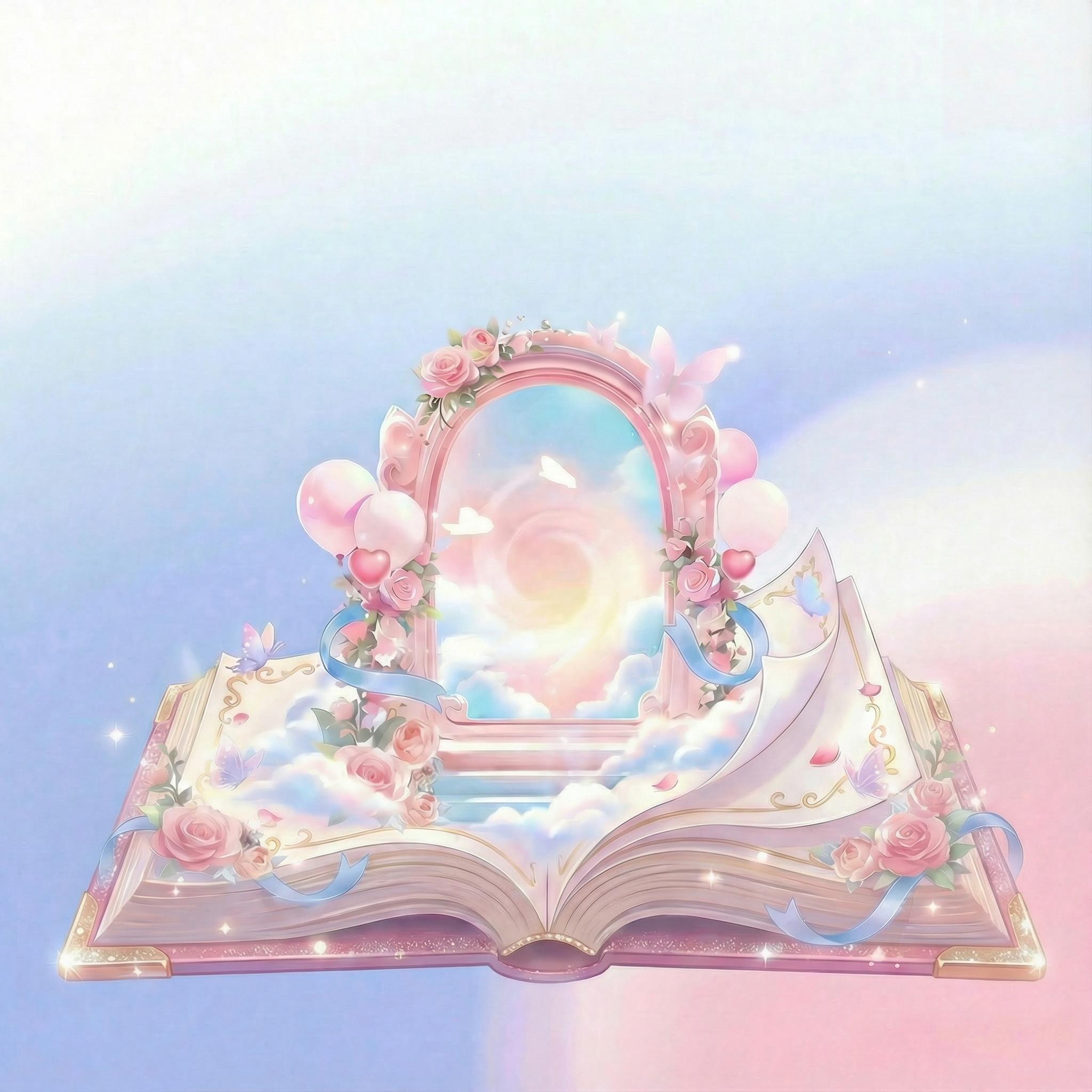 AI generated image using NANO_BANANA_PRO: Adjust the angle of the book to be more straight-on (only the bottom of the book...