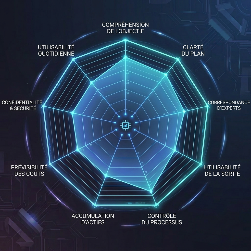 Radar d’évaluation des agents IA