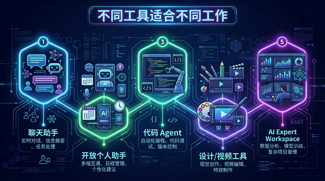 不同工具适合不同工作