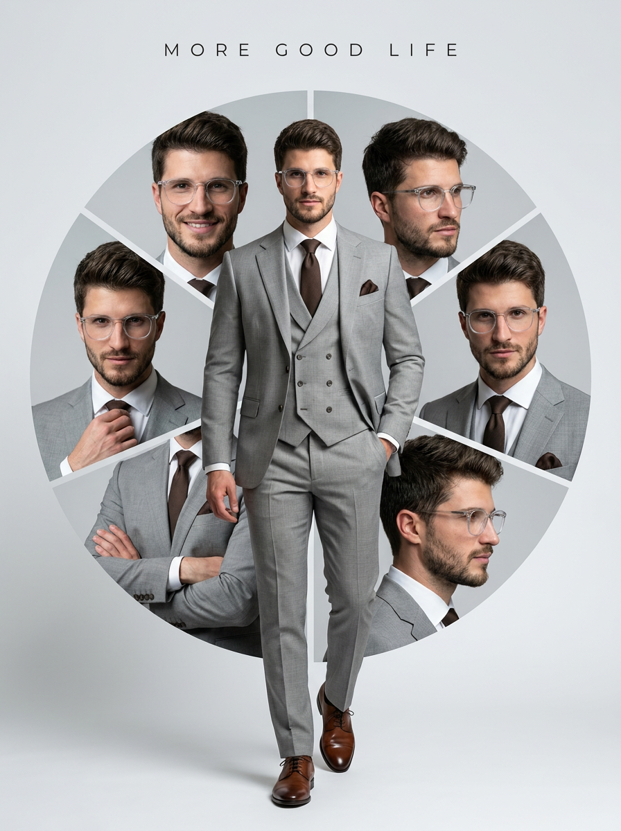 Luxury Menswear Editorial Poster