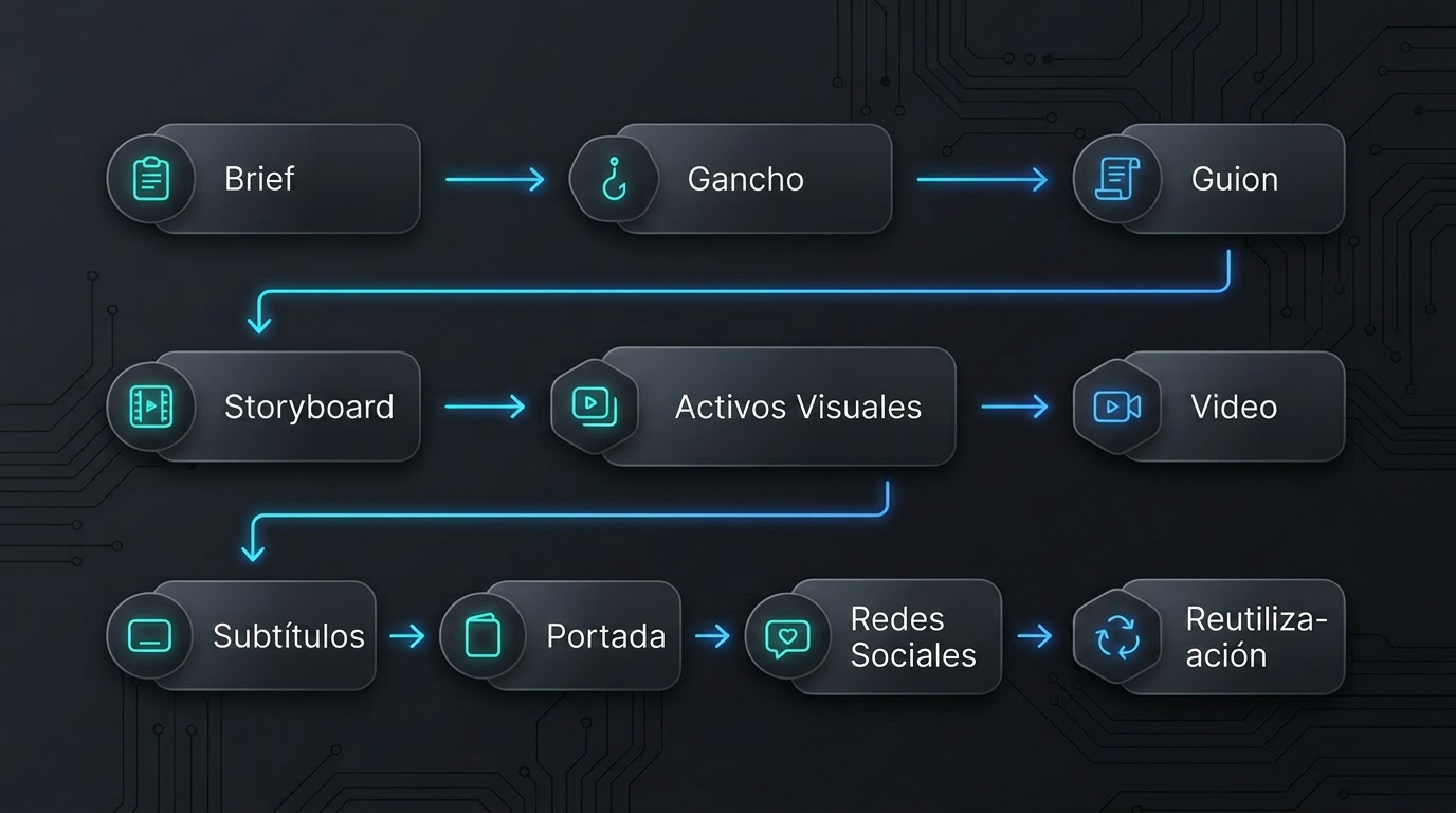 Mapa de flujo de video con IA