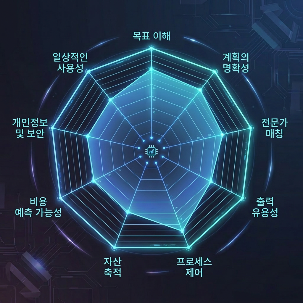 AI 에이전트 평가 레이더