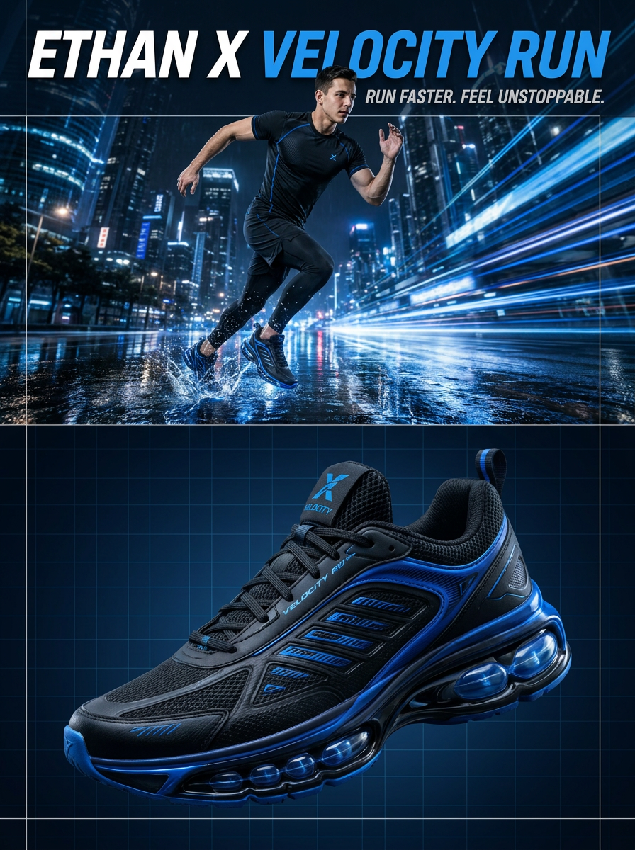 Ethan x Velocity Run Split Style Ad