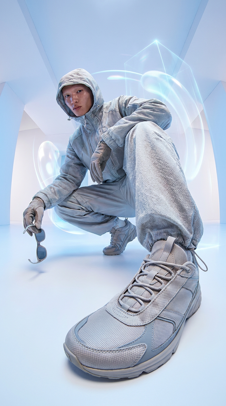 Premium Futurist Fashion Editorial